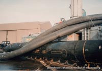 BH7 being moved to The Hovercraft Museum